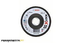 Disco de Lamelas X571 115mm x 80 Grão X-LOCK Bosch 2608619199
