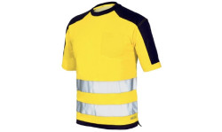 T-Shirt Bicolor Amarelo / Azul Industrial Starter 08186048