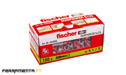 Buchas DUOPOWER 5x25mm 100un Fischer 555005