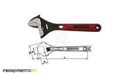 Chave inglesa Industrial Teng Tools 4004IQ