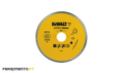 Disco de Diamante P/ Seco e Húmido 110x20mm DeWalt DT3714