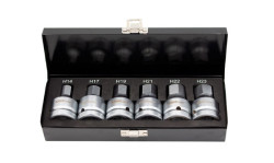 Kit chaves H14-H23 3/4'' 6 peças 60mm Kroftools 2126
