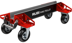 Carrinho de Transporte Rhino 250kg Trolley Rubi 28912