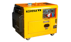 Gerador a Diesel 230/400V 6,25 kVA Kompak K6100SE-3 