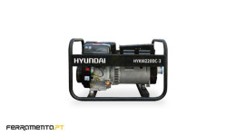 Motosoldador Gasolina 5,0 kVA Hyundai HYKW220DC
