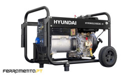 Motosoldador Diesel 6,5 kVA Hyundai HYKWD220EDC-3