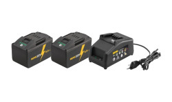 Kit Power-Pack 22V Carregador 100–240V +  2 Baterias Li-Ion 21,6V 9.0AH Rems 571592R220